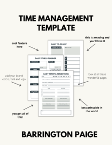 Time Management Templates