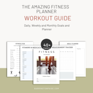 Fitness Planner with PLR - Barington Paige