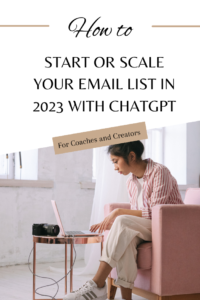 List Building, Email, ChatGPT, Barrington Paige