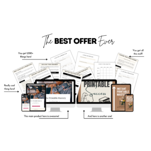 PLR, Printable, Etsy, Canva Template, Barrington Paige, Web Profit School