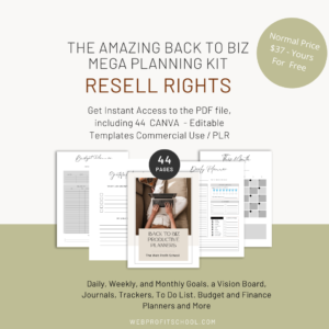 Planners. Canva Templates, PLR. Etsy, Printable